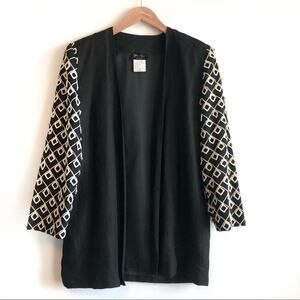 Vintage Diane Freis Blazer embroidered sleeves